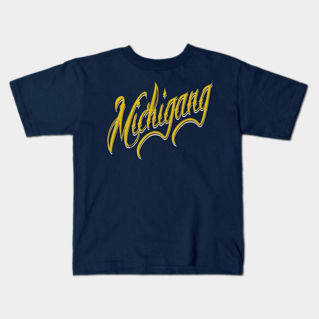 MICHIGANG Kids T-Shirt by YourLuckyTee